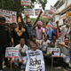 Protesters in New Delhi, India, decrying Walmart’s acquisition of Flipkart, in May 2018.
